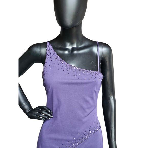 Lavender Stretch Jersey Asymmetrical - Niki Livas - Picture 7 of 11